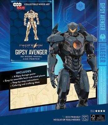 Image Incredibuilds Pacific Rim Uprising Gipsy Avenger 3D Wood Model