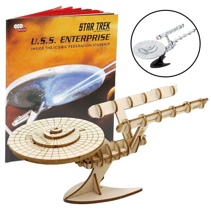 Image Incredibuilds Star Trek TOS - USS Enterprise 3D Wood Model