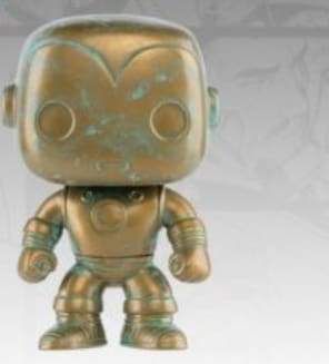 Image Iron Man - Marvel 80th Anniversary Patina US Exclusive Pop! Vinyl [RS]