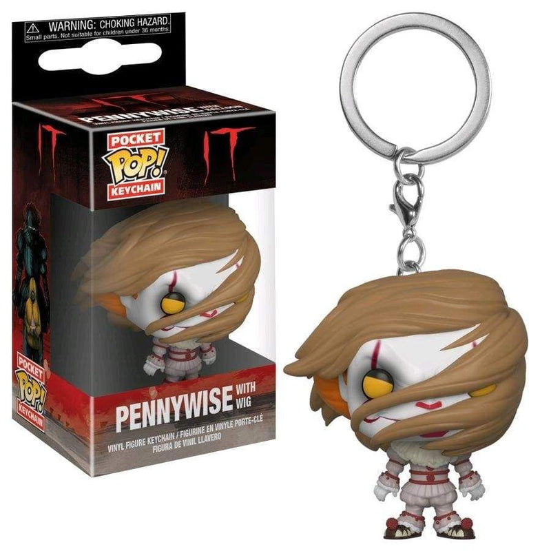 Image It (2017) - Pennywise (w/ Wig) Pop! Keychain