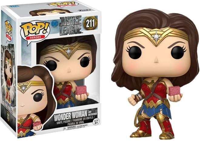 Image JL Movie - Wonder Woman and Mother Box Pop! !E RS