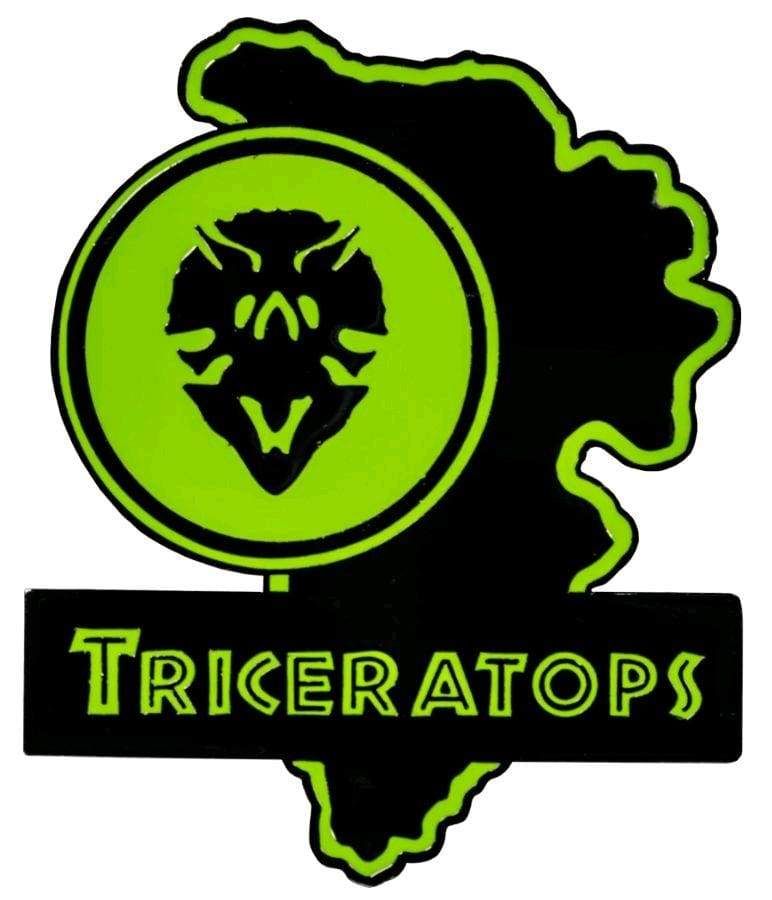 Image Jurassic Park - Triceratops Map Enamel Pin