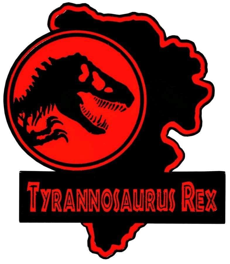 Image Jurassic Park - Tyrannosaurs Rex Map Enamel Pin