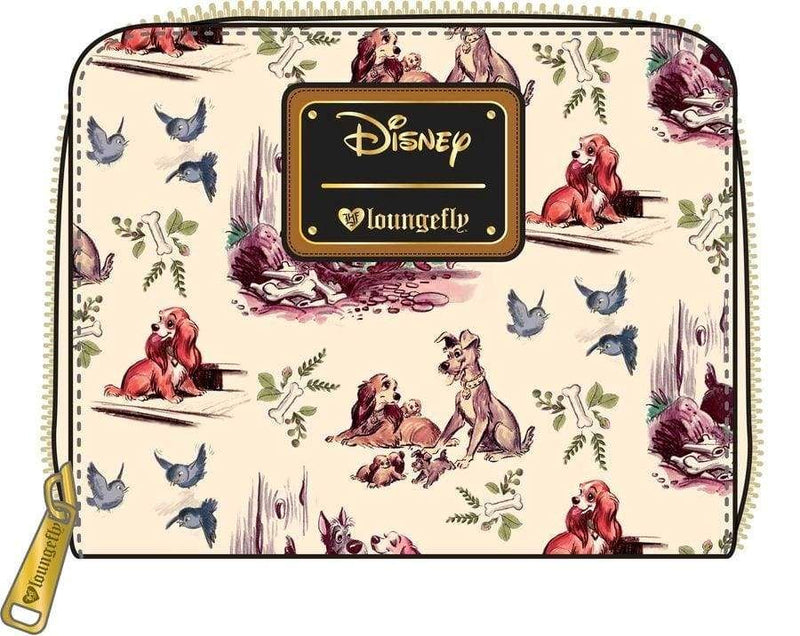 Image Lady and the Tramp - Print Zip-Around Wallet