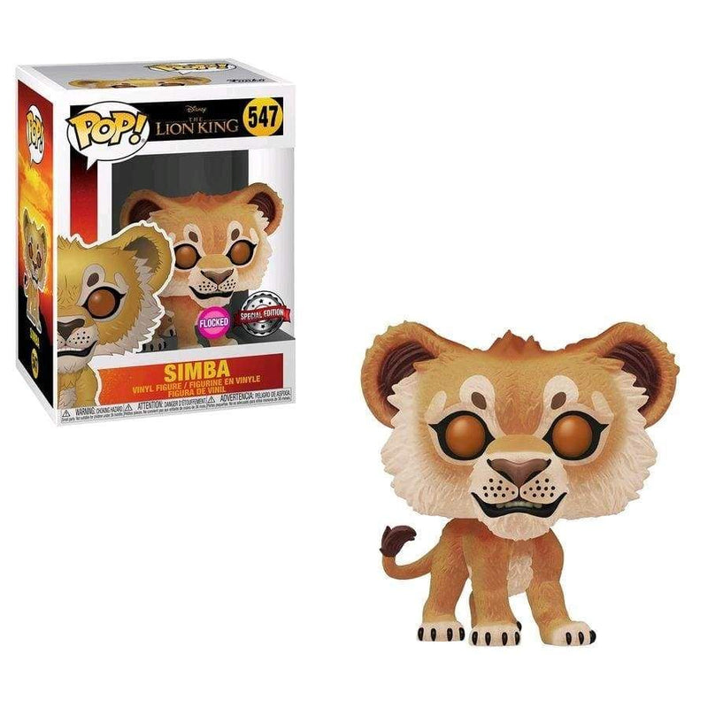 Image Lion King (2019) - Simba Flocked US Exclusive Pop! Vinyl [RS]