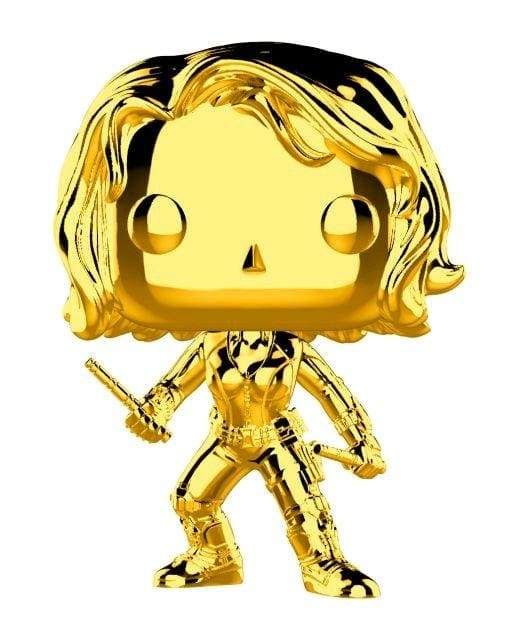 Image Marvel Studios 10th Anniversary - Black Widow Gold Chrome Pop! Vinyl