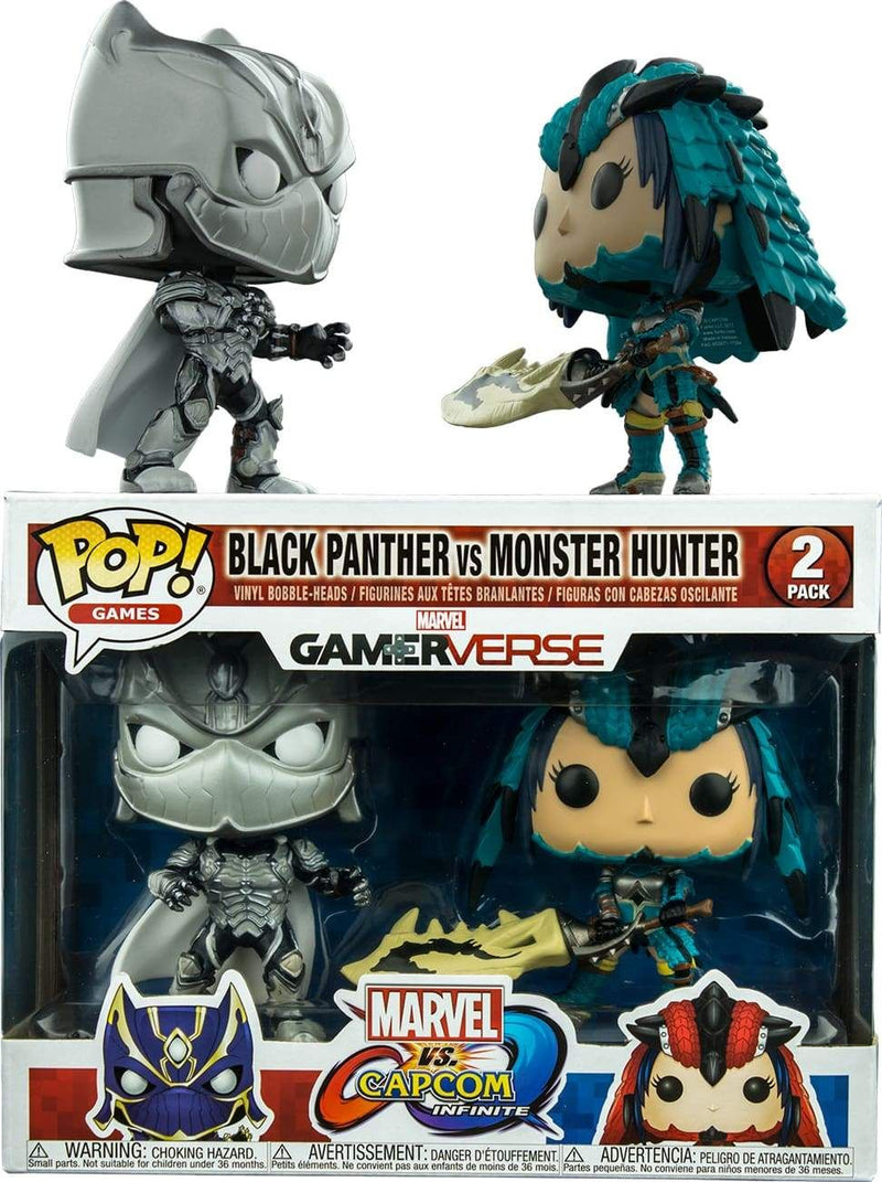 Image Marvel vs Capcom - BlkPanther MHunt Pop! 2p