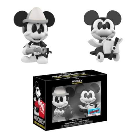 Image Mickey Mouse - B&W Mini Vinyl Figures 2pk NY18 RS