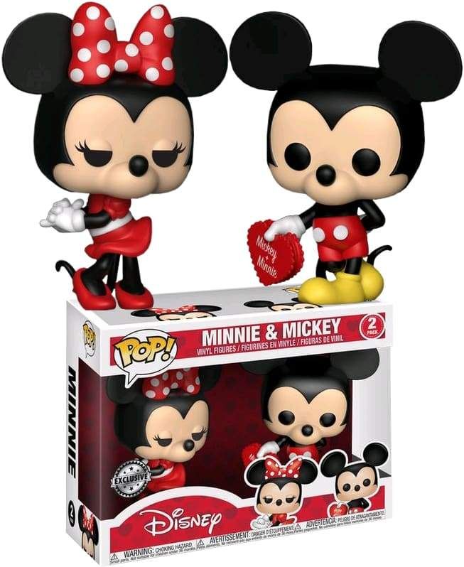 Image Mickey Mouse - Mickey Minnie Valent Pop! 2pk