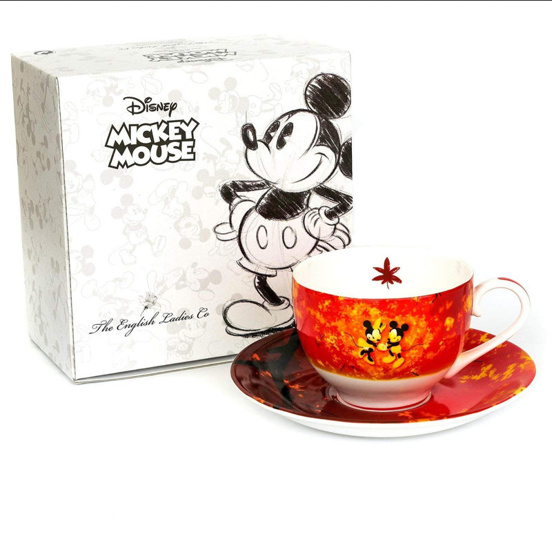 Image Mickey & Minnie - Four Seasons Cup & Saucer Set: Autumn