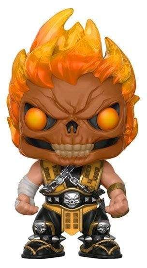 Image Mortal Kombat - Scorpion Flaming Skull US Exclusive Pop! Vinyl [RS]
