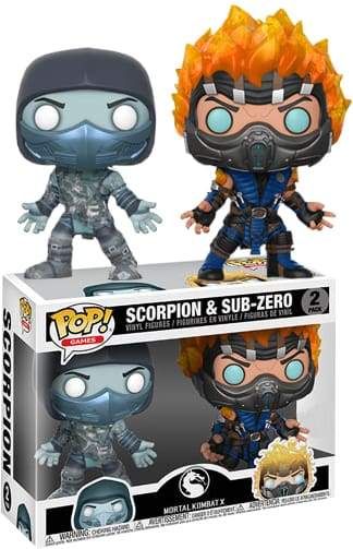 Image Mortal Kombat - Scorpion & Subzero US Exclusive Pop! Vinyl 2-pack [RS]