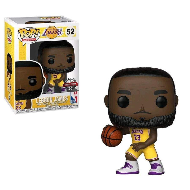 Image NBA: Lakers - LeBron James Yellow Uniform US Exclusive Pop! Vinyl [RS]