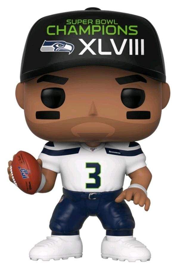 Image NFL: Seahawks - Russel Wilson SB Champ XLVIII Pop! Vinyl