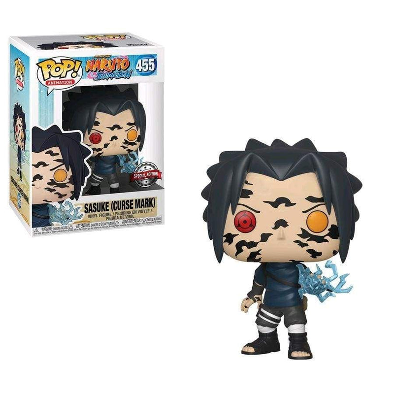 Image Naruto - Sasuke Curse Mark US Exclusive Pop! Vinyl [RS]