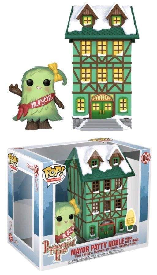 Image Peppermint Lane - Patty Noble with Light Up Town Hall Pop! Town