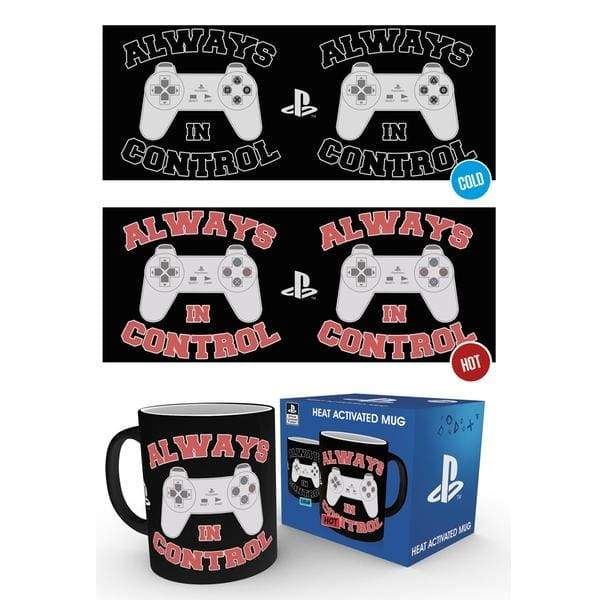 Image Playstation - Always in Control Heat Change Mug