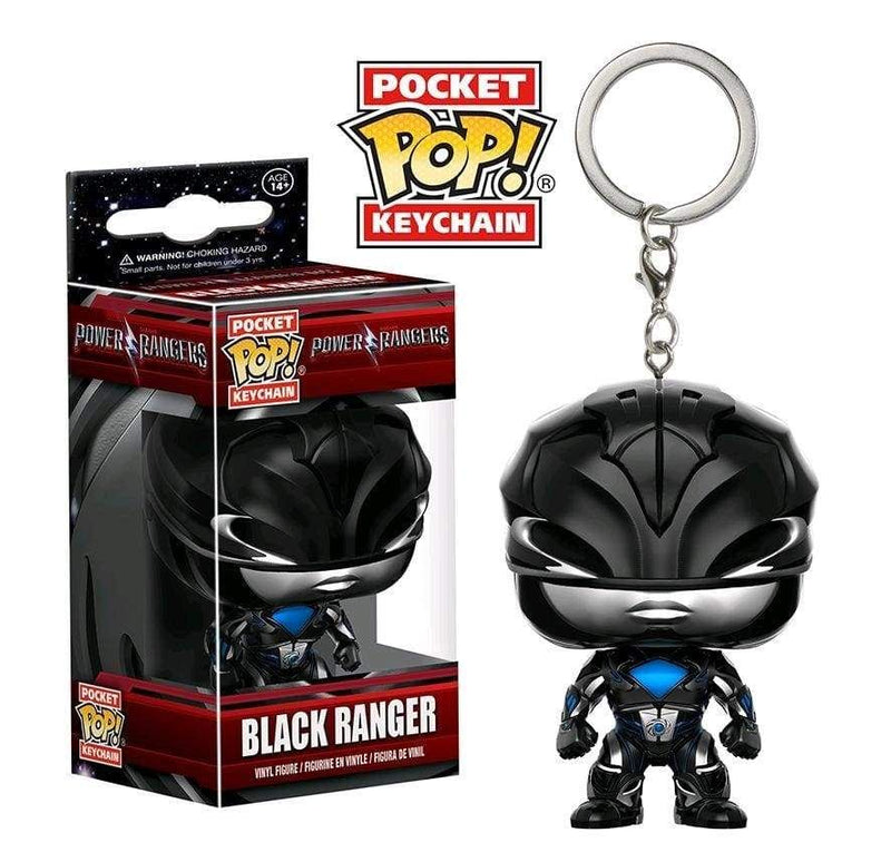 Image Power Rangers Movie - Black Ranger Pop! Keychain