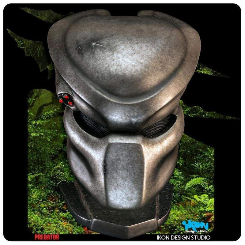Image Predator - Classic Predator Life-Size Replica Mask with Stand