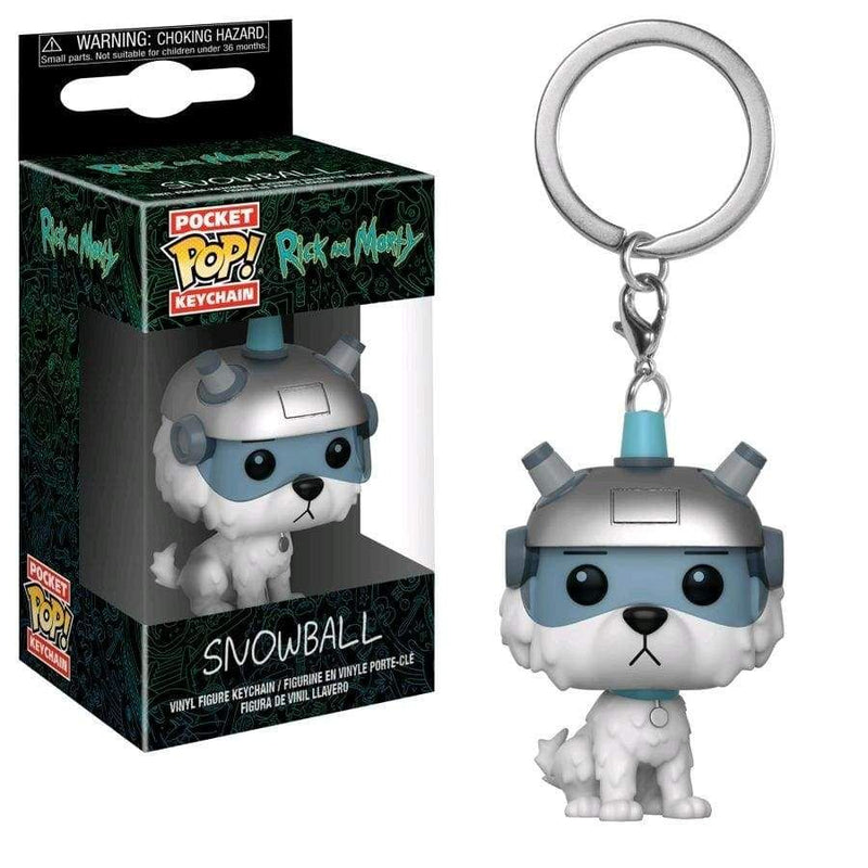 Image Rick & Morty - Snowball Pop! Keychain