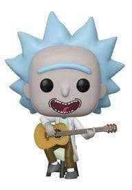 Image Rick and Morty - Tiny Rick with Guitar US Exclusive Pop! Vinyl [RS]