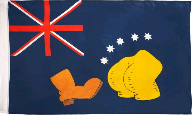 Image Simpsons - Bart V Australia Replica Flag