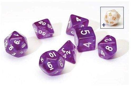 Image Sirius Dice - Polyhedral Dice Set- Translucent Purple