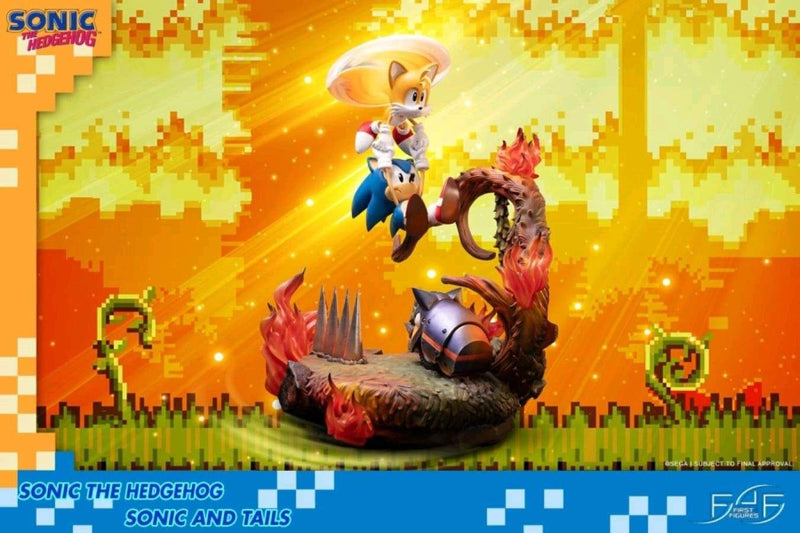 Image Sonic the Hedgehog - Sonic & Tails Statue