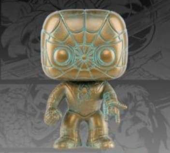 Image Spider-Man - Marvel 80th Anniversary Patina US Exclusive Pop! Vinyl [RS]