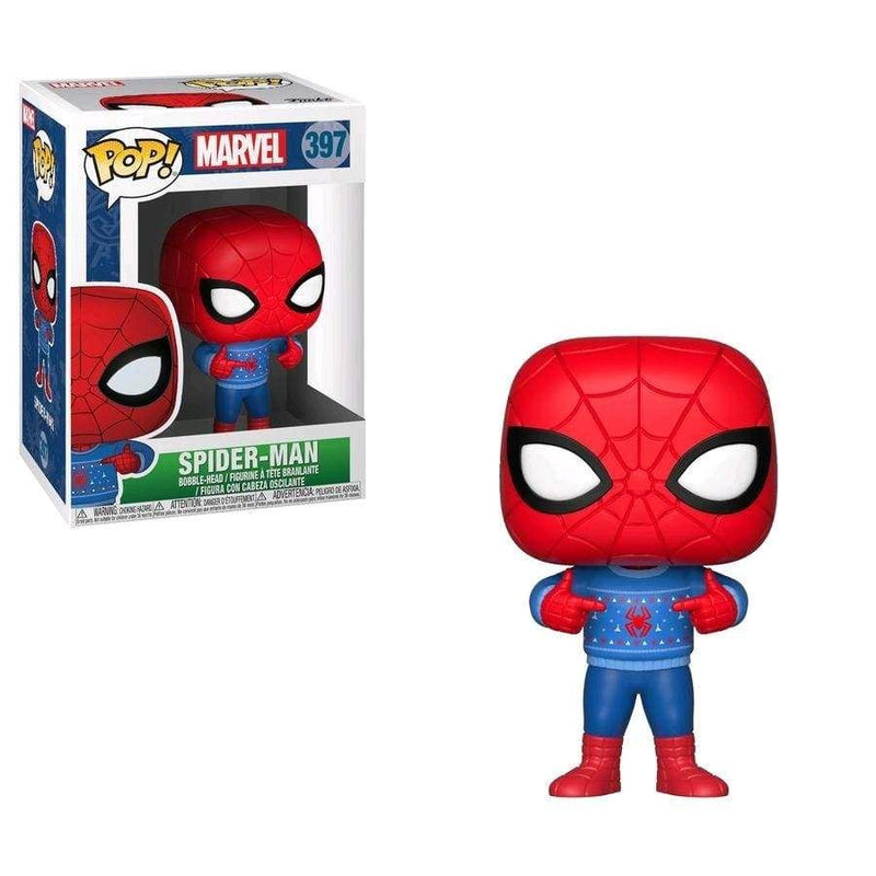 Image Spider-Man - Spider-Man with Ugly Sweater Pop! Vinyl
