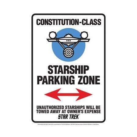 Image Star Trek - Star Ship Parking Tin Sign