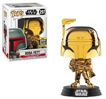Image Star Wars - Boba Fett Gold Chrome Pop! SW19 RS