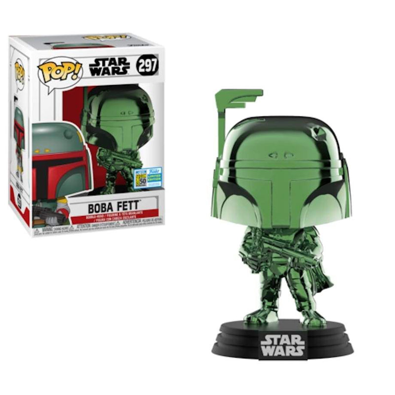 Image Star Wars - Boba Fett (Green Chrome) Pop! SD19 RS