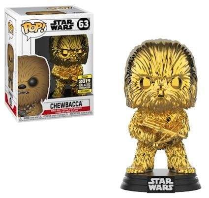 Image Star Wars - Chewbacca Gold Chrome Pop! SW19 RS