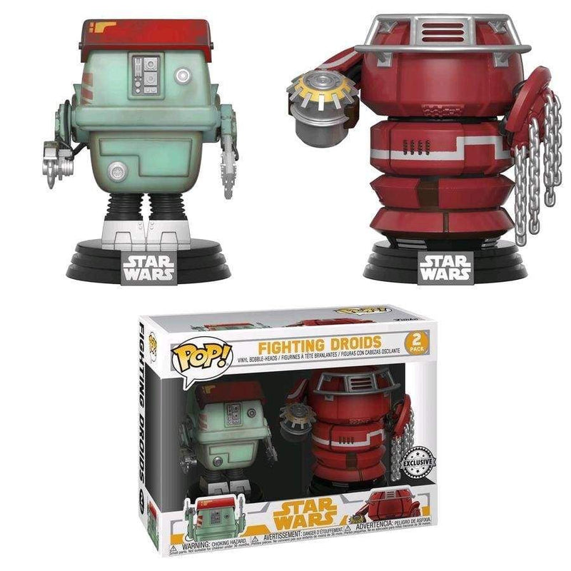 Image Star Wars: Solo - Fight Droids Pop! 2pk EB EXC RS