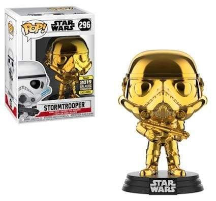 Image Star Wars - Stormtrooper Gold Chrome Pop! SW19 RS