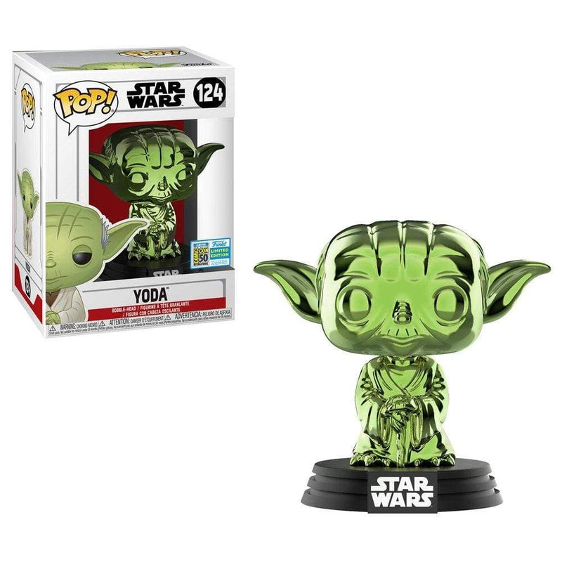 Image Star Wars - Yoda (Green Chrome) Pop! SD19 RS