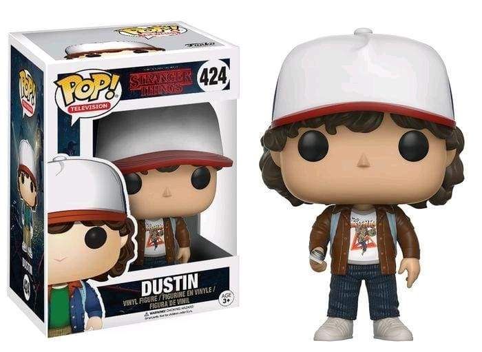 Image Stranger Things - Dustin (Brown Jacket) US Exclusive Pop! Vinyl