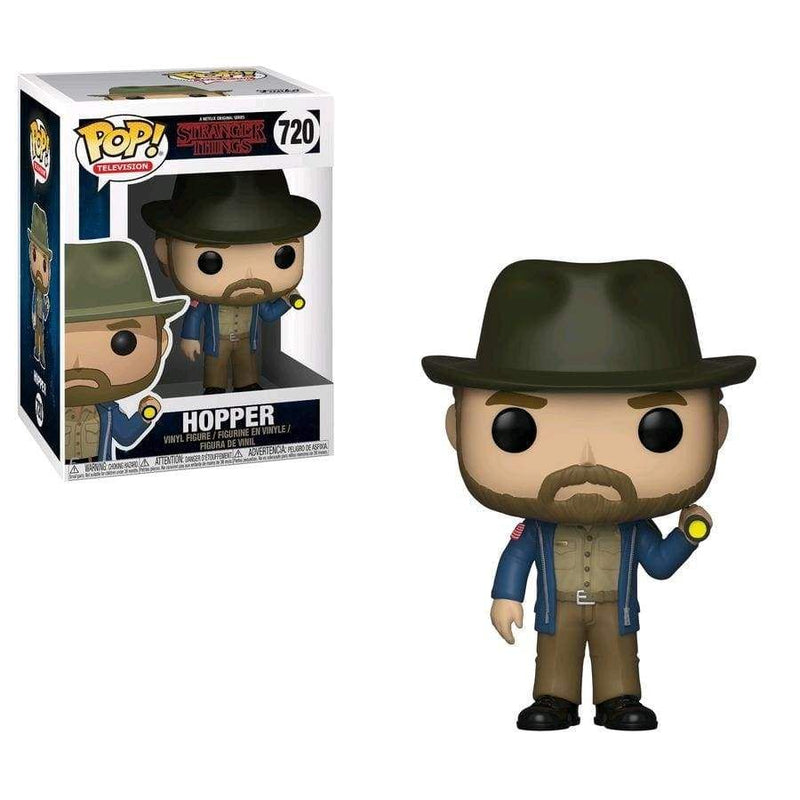 Image Stranger Things - Hopper with Flashlight Pop! Vinyl