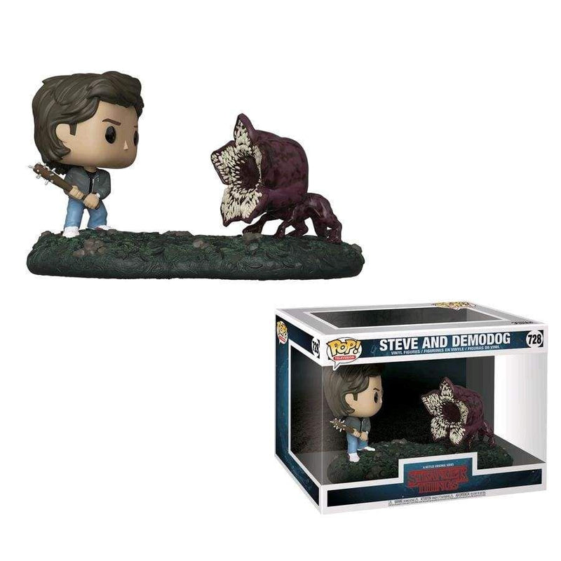 Image Stranger Things - Steve vs Demodog Movie Moments Pop! Vinyl