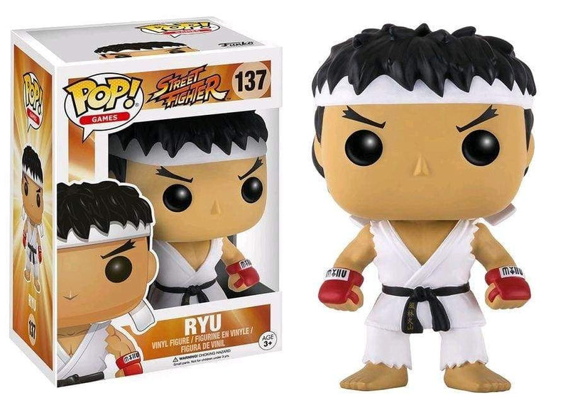 Image Street Fighter - Ryu White Headband Pop! !E RS