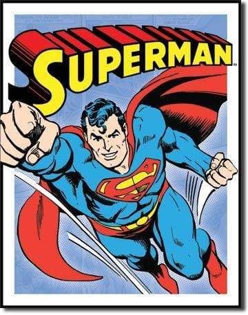 Image Superman - Classic Retro Tin Sign