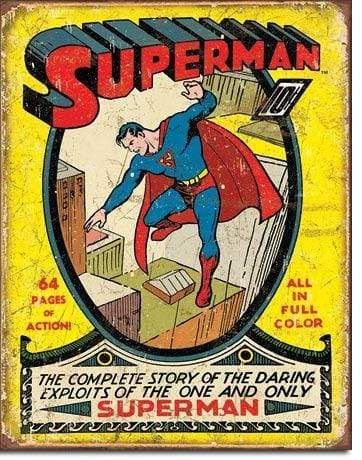 Image Superman - Comic Retro Tin Sign