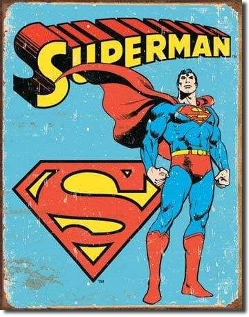 Image Superman - Retro Tin Sign