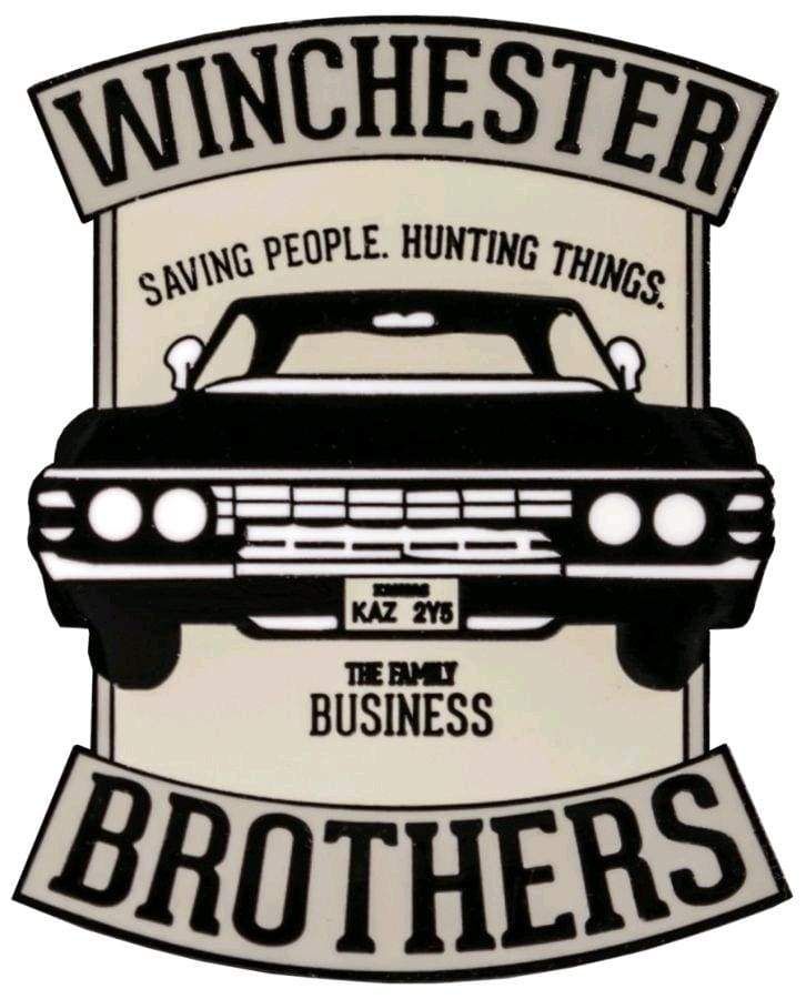 Image Supernatural - Winchester Brothers Enamel Pin