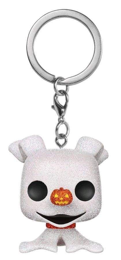 Image The Nightmare Before Christmas - Zero Diamond Glitter Pocket Pop! Keychain [RS]