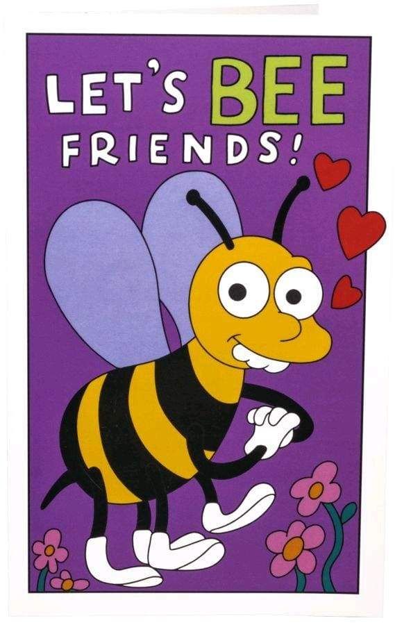 Image The Simpsons - Let's Bee Friends Replica Valentine's Day Card