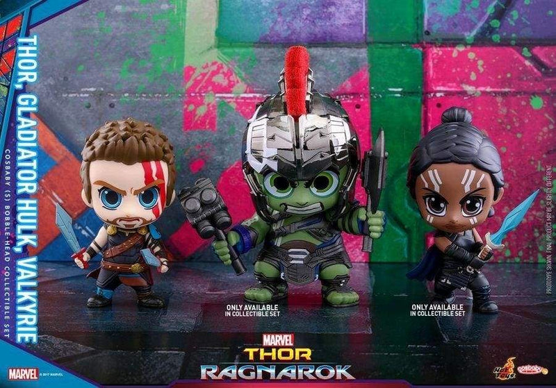Image Thor 3 - Thor Gladiator Hulk Valkyrie Cosbaby Set