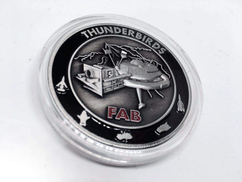 Image Thunderbirds - Limited Edition Challenge Coin (Black)