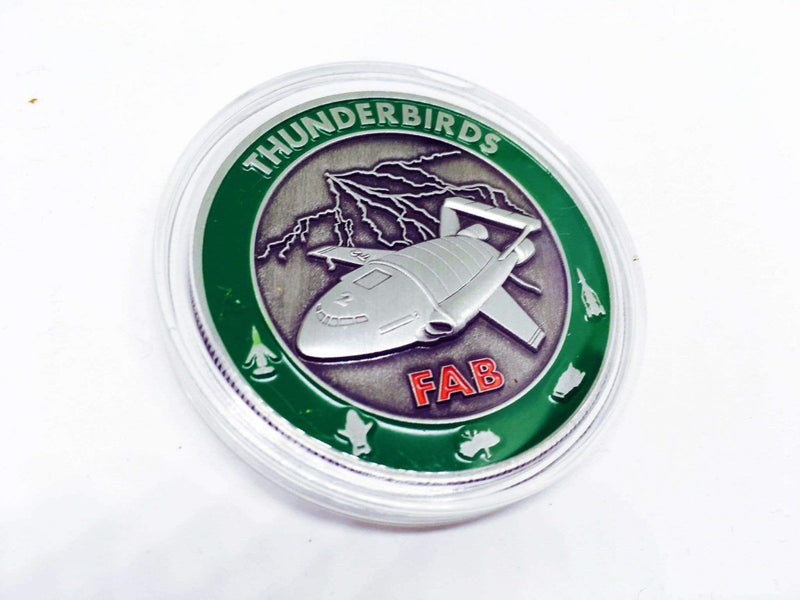 Image Thunderbirds - Limited Edition Challenge Coin (Green)